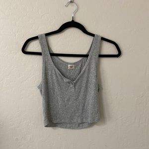 Aritzia Sunday Best Grey Tank Top